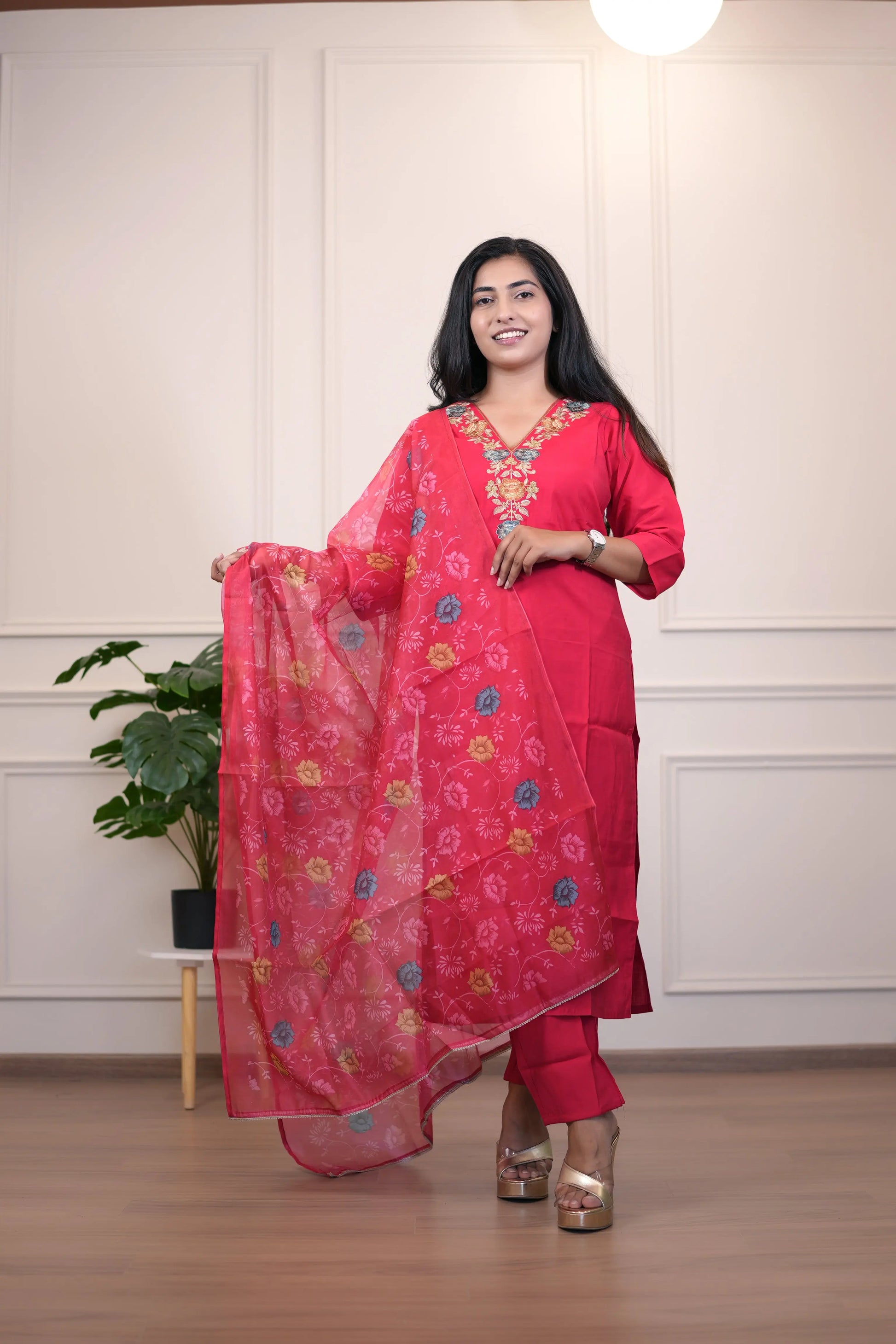 Silk Festive Kurta Set ISSORI