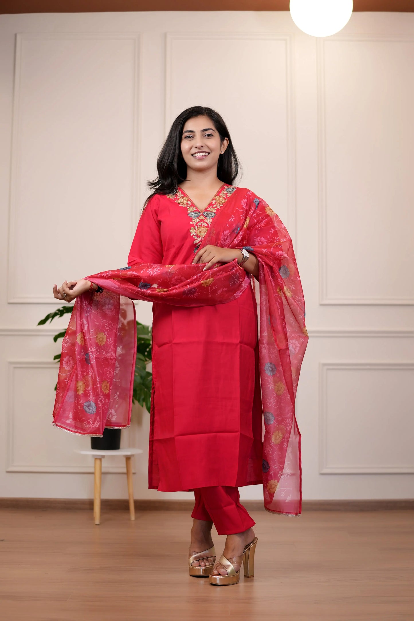 Silk Festive Kurta Set ISSORI