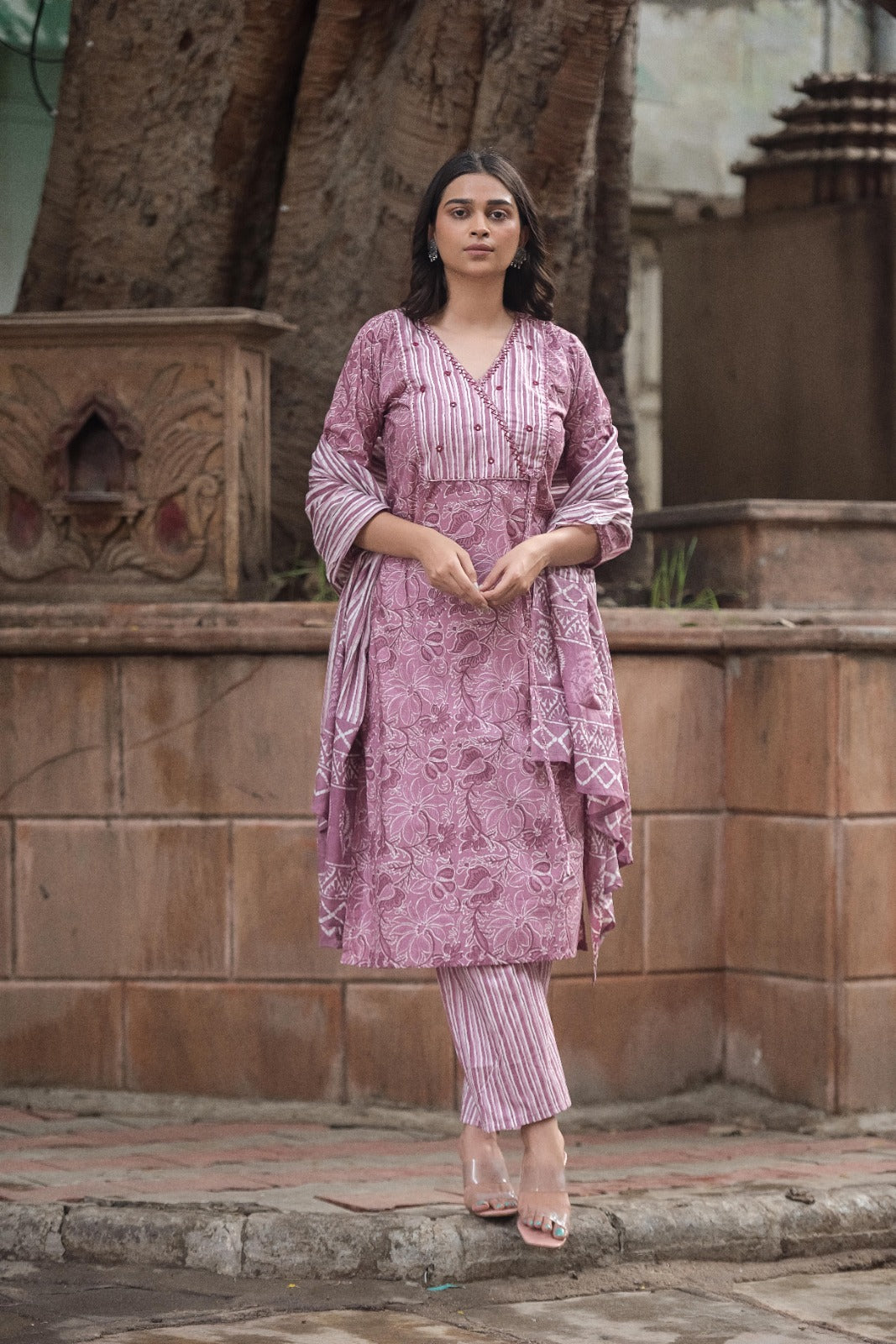 Jaipuri cotton kurta set