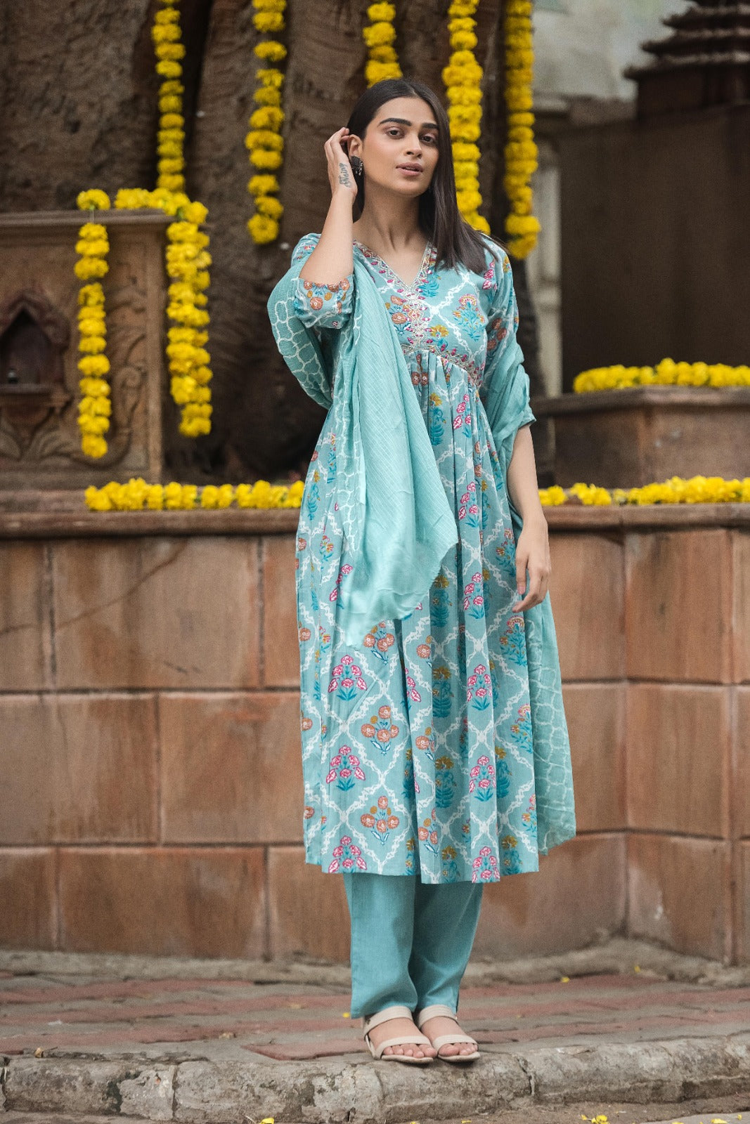 Jaipuri Cotton Alia-Cut